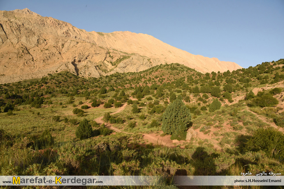 مسیر قله چالویی